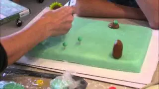 Making a Plants vs Zombies Cake
