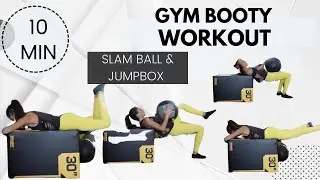 Gym Glutes Workout // Plyo Box Workout // Slam Ball Workout // Gym Butt Workout // Gym Buttocks