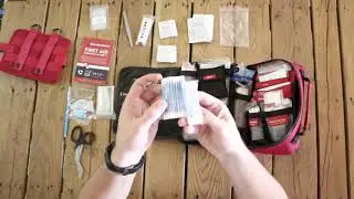 Surviveware Waterproof First Aid Kit - Inner Supplies