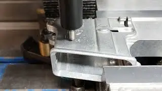 Diamond Drag Engraving a clone M16A2 lower.