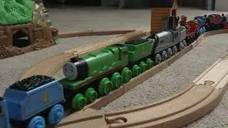 To the sheds again