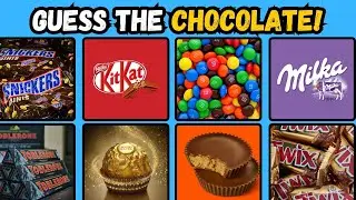 Guess The Chocolate! | Famous Chocolate Logo Quiz