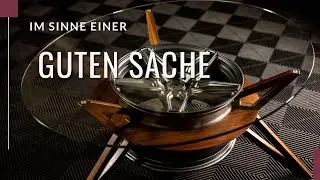 Im Sinne einer guten Sache - Felgentisch aus Nussbaumholz
