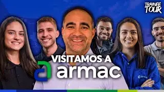 VISITAMOS o ESCRIT&Oacute;RIO e OFICINA ARMAC | TRAINEE TOUR