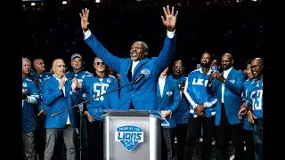 Lomas Brown is Inducted into the Pride of the Lions