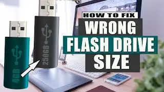 How to fix A Flash Drive With Wrong Size/Capacity without A Software | PC Tricks & Hacks