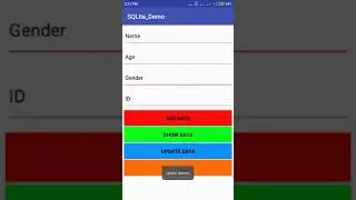 SQLite CRUD Android | Shihab365