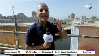 وزير الموارد المائية والري مع الإعلامي أحمد موسى في حلقة خاصة من قناطر ديروط الجديدة بأسيوط