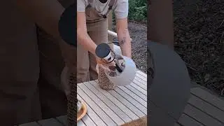 DIY ✨️ L&aacute;mpara de mesa solar #jysk #decoration #diy #terrace #solarlamp