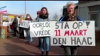 borden actie Winschoten 4-3-2023 #stemzeweg #trotsopdeboer   #vrijheid