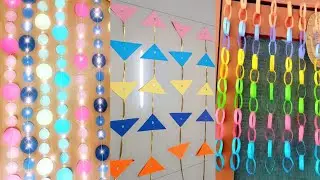 DIY Paper Decor| DIY Paper Background Decor| DIY Paper Chain @creativepammi4709  
