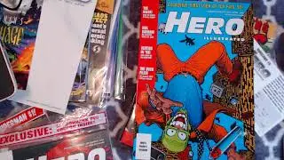 Unbagging 30 Year Old Hero Illustrated Magazine #22 ! The Victim Of Wizard And 90s Comic Speculation