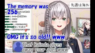 [Hololive] Lol Noel talked about her old PC and gave away her age. [Eng sub]