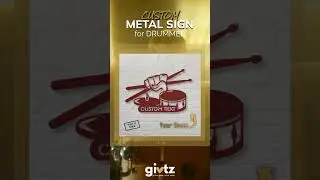 Custom Metal Wall Art for the Drum-Lover in Your Life