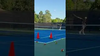 Pre-Beginner,DS0, D2@ASL, Backhand Topspin, Vertical Racquet, Knee High
