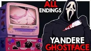 Trapped in a Yandere Ghostface Dating Sim - ALL ENDINGS