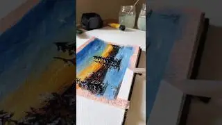 Painting With Me | Cozy Art Session #art #painting #artist #landscape #tutorial #paintingtutorial