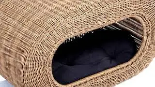 Fun Stackable Wicker Cat Hideaway 🐱🏡 | The Purr-fect Play & Rest Spot!
