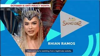 Encantadia Chronicles: Sang&rsquo;gre star Rhian Ramos has a reminder for you this Anti-Piracy Month