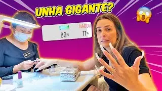 😱 MINHA MÃE COLOCOU UNHA DE ACRÍLICO PELA PRIMEIRA VEZ! TRANSFORMAÇÃO! ARRUME-SE COMIGO