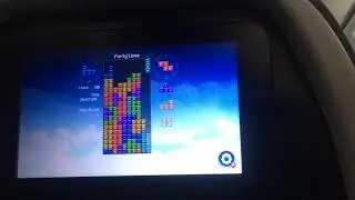 Tetris In Flight 40 line challenge (1st place leaderboard) (American Airlines)