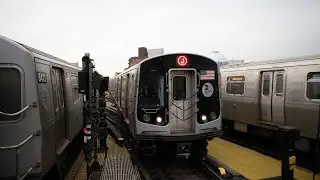 BMT Jamacia line J, M, and Z trains at Myrtle Avenue 3/22/23