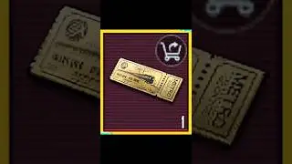 NEW ITEM ODD TRAIN TICKET METRO ROYALE 😱 #shorts #pubgmetroroyale #metroroyale