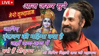 वृंदावन की महिमा क्या है? | Vrindavan Ki Mahima | Radha Krishna Bhakti #विपिन_बिहार_जी_महाराज 