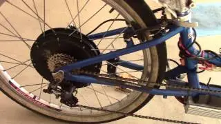 Homemade  Electric Bike -  20  mile range at 20 MPH 20/20