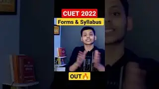 CUET/CUCET 2022  Application forms and Syllabus OUT #cuet2022 #cucet2022 #cucetsyllabus2022 #shorts