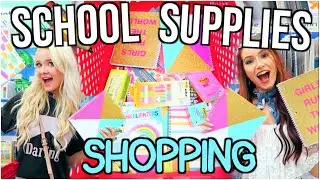 BACK TO SCHOOL SUPPLIES SHOPPING!