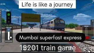 13201 / Mumbai superfast express train game/DDU /pcol train journey game #viral video #trending 