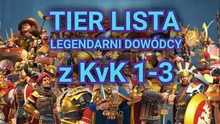 TIER LISTA Legendarnych dowódców Rise of Kingdoms z KvK 1-3