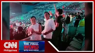 Marcos enjoys Coldplay's concert despite criticisms on chopper use, traffic