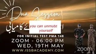 Dua Sessoin LIve for PMA long course 148