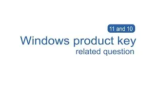 Windows 11 product key to Windows 10 | Windows 10 activation key to Windows 11.