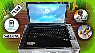 Lenovo 15.6 inch Laptop ₹3,640/- 🤯 (4GB/1TB) Unboxing! Grade -D #cashifysupersale 