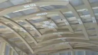 How to install a groin vault ceiling
