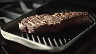 48-inch Dual-Fuel Pro Range - Finish Steak on Induction Griddle