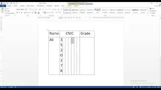 MS Word | Spilt Cell in Table | Split Rows | Free Course