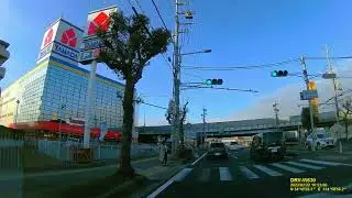 兵庫県神戸市西区をドライブしました。（くら寿司 玉津店、スーパービバホーム神戸玉津インター店、ヤマダデンキ テックランド西神戸店の付近）