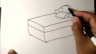 How to Draw a Bed | Easy Bed Drawing for Kids | Simple Bed Drawing