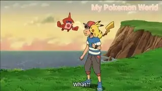 Ash Fight With Rotomdex And then Tries To Catch It Pokemon Alola Region