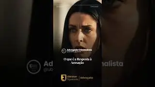 Resposta &agrave; acusa&ccedil;&atilde;o,  no processo criminal