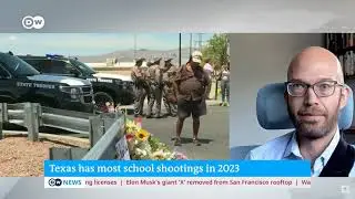 K-12 School Shooting Database founder David Riedman on DW News in Germany (Aug 1 2023)