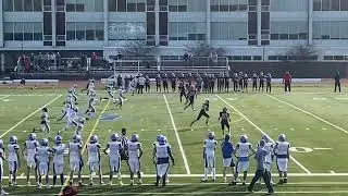 JV Ludlowe Football vs New Canaan 11/5/22 - opening kickoff