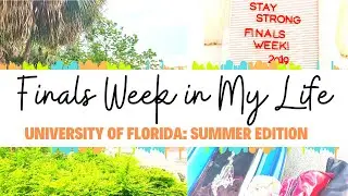 FINALS WEEK IN MY LIFE AT UF | Exam City & Moving Out of Infinity Hall |