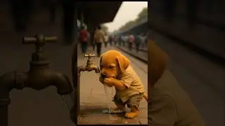 The Rich Puppy made fun of Poor Puppy for not having a train ticket.A heartbreaking story.#PupDoodle
