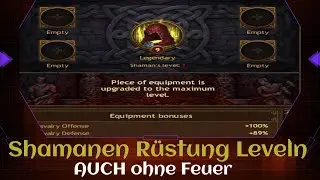 Shamanen Rüstung leveln AUCH ohne Feuer  [RealTitanGames] [Vikings: War of Clans]