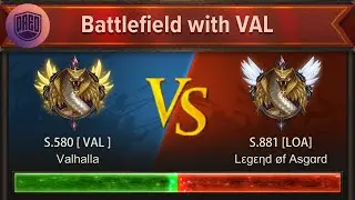 VAL vs S881 LOA - 50B K45 Keeps Full Healing! | BoC | Evony: The King's Return